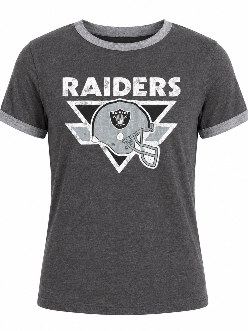 NFL LV Raiders Team Apparel Gray Shirt